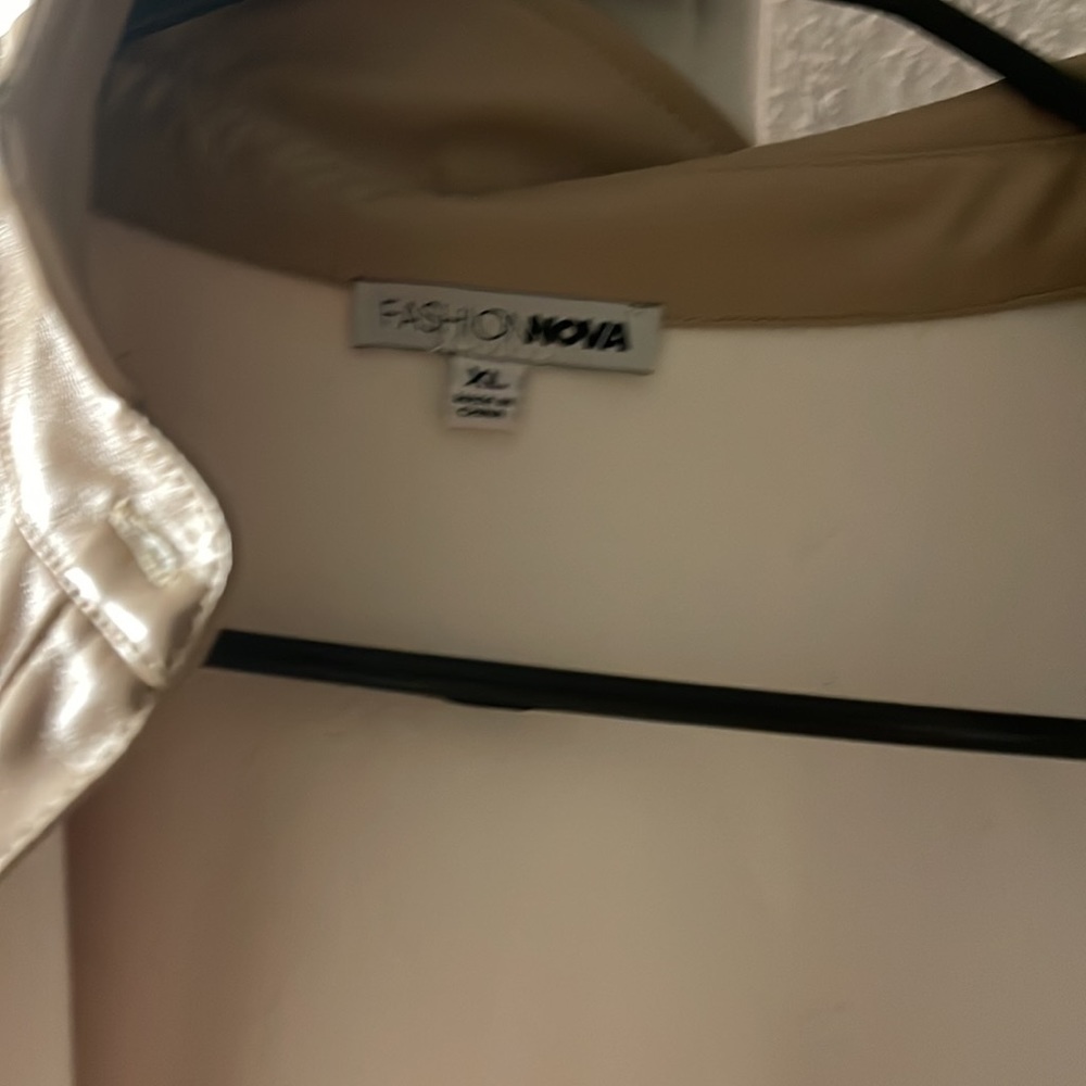 Leather button down - Picture 4 of 4
